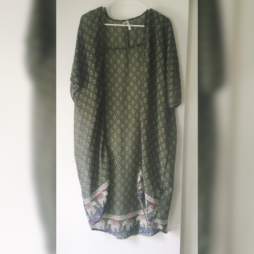 Live 4 Truth sheer green Cardigan